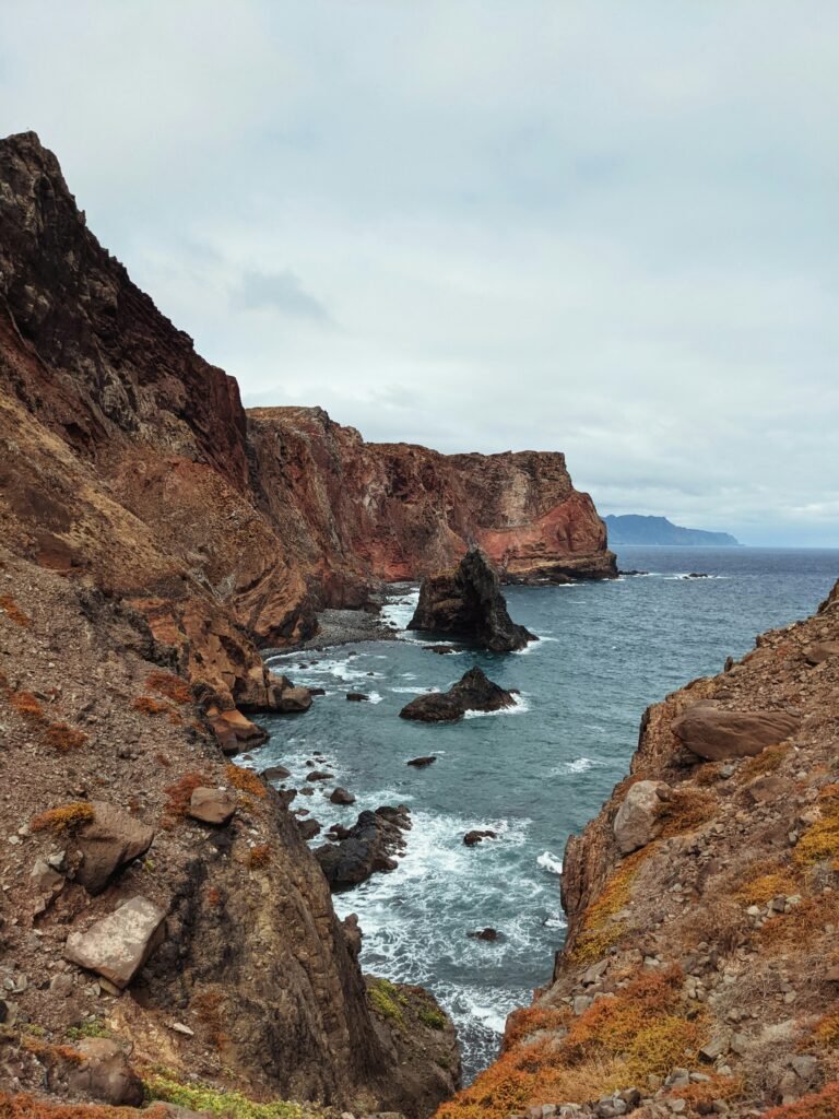 Parkeren bij Ponta de Sao Lourence Madeira
