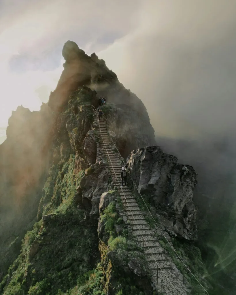pico do arieiro stairway to heaven madeira