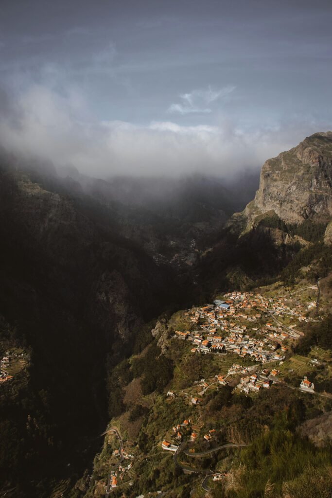 Nonnenvallei Madeira uitzicht Curral das Freiras