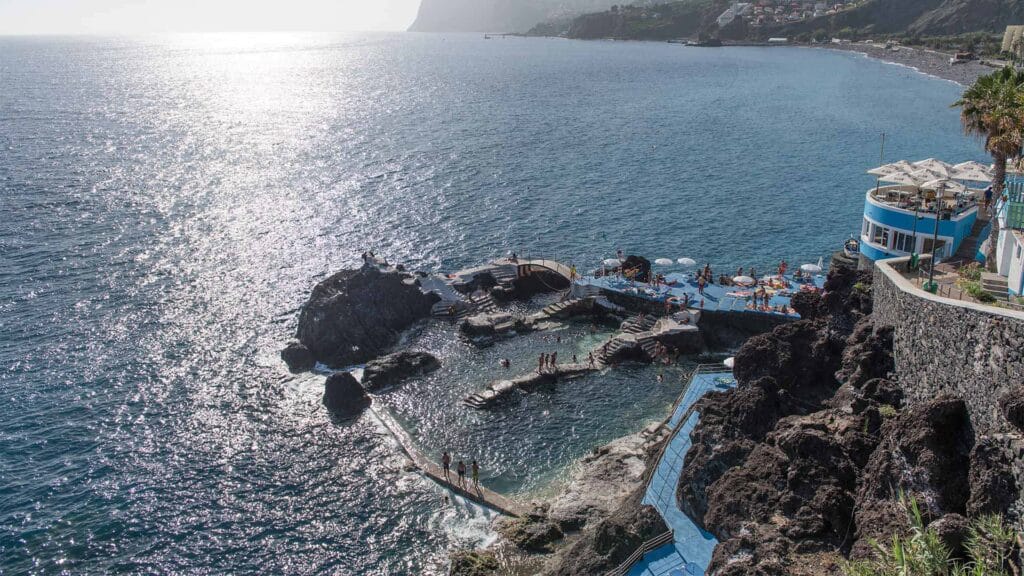 strand zwembad Funchal lido natuurlijk