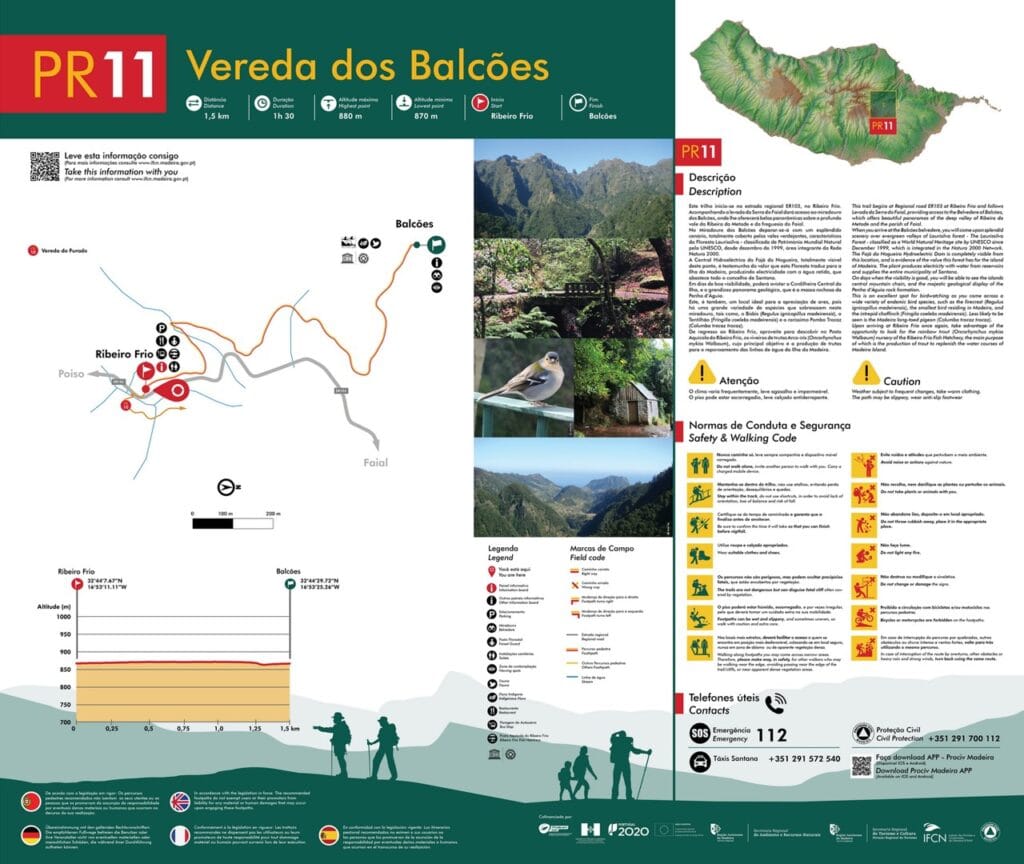 PR11 Plattegrond Madeira