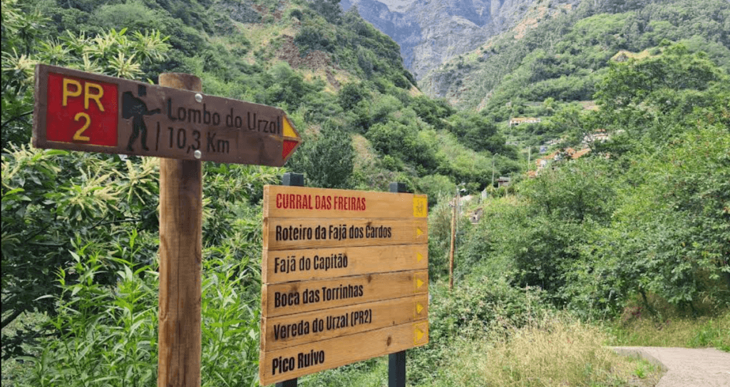 PR2 Madeira borden lange wandeling op Madeira