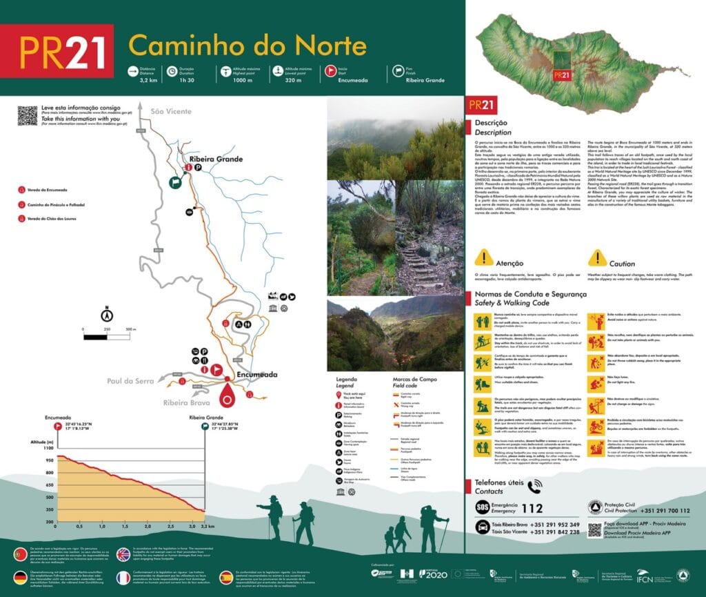 PR 21 Caminho do Norte PR 21 Caminho do Norte plattegrond