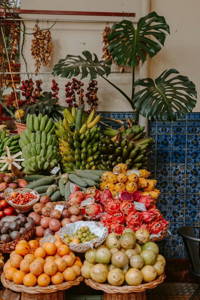 Leukste markt van Madeira Funchal boerenmarkt