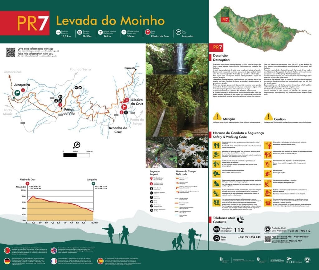 pr7-levada-do-moinho plattegrond pr7-levada-do-moinho plattegrond