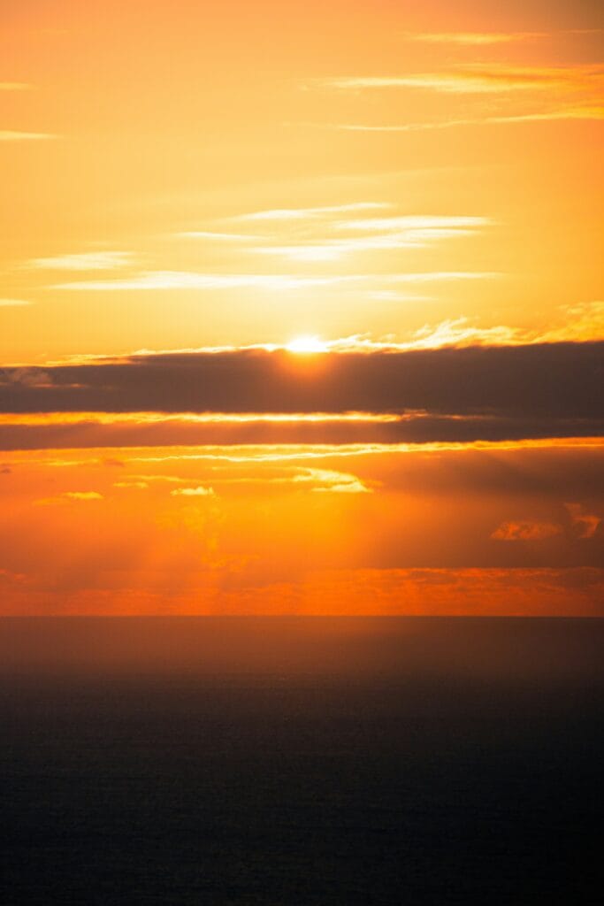 Zonsondergang Madeira
