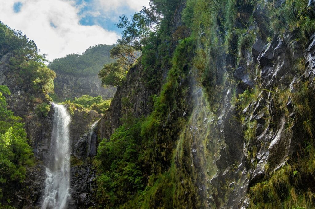 Risco waterfall Madeira