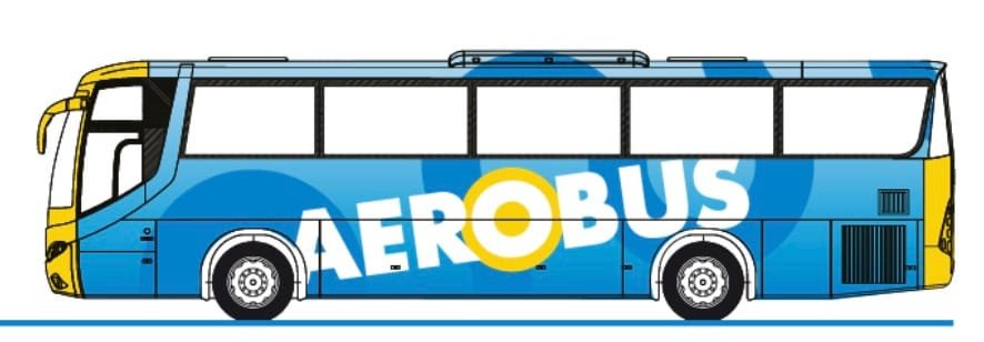Aerobus Madeira Funchal bus vliegveld centrum